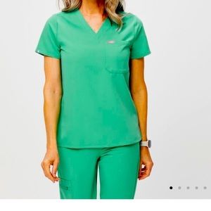 Figs surgical green Catarina one pocket top small